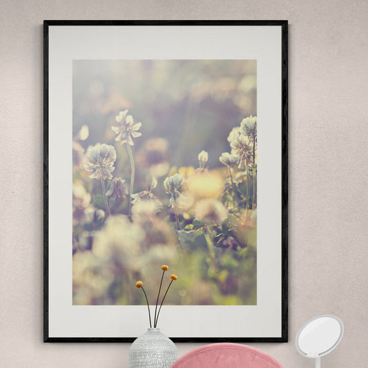 Poster in Lijst Vintage Flowers