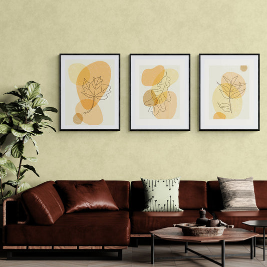 Poster in Lijst Stijlvol Esdoornblad