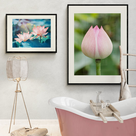 Poster in Lijst Stralende Lotus