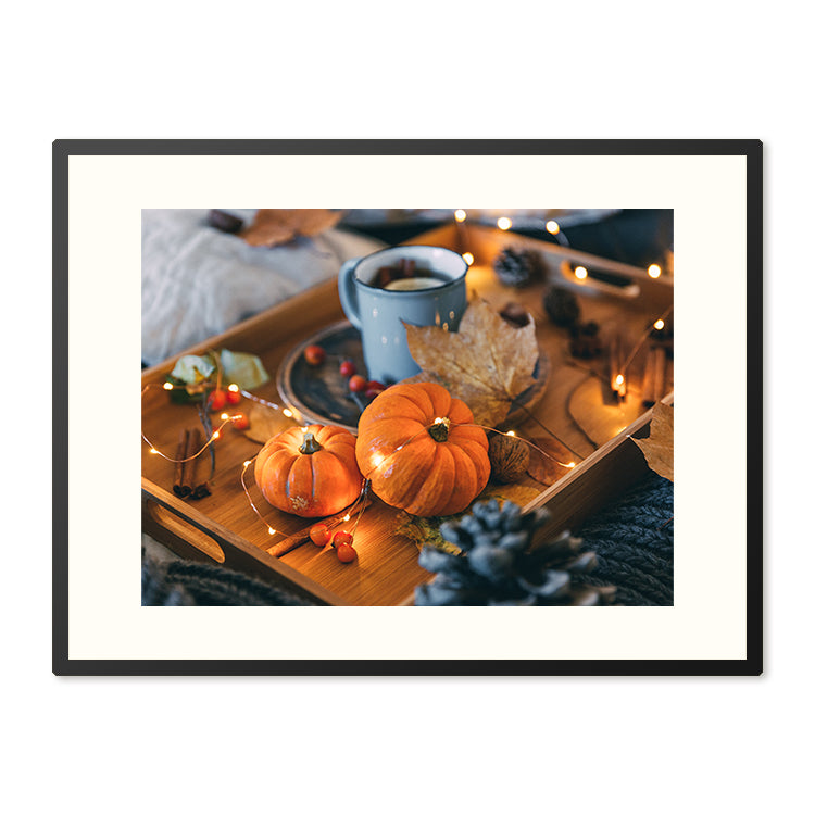 Poster in Lijst Thee in Herfstsferen