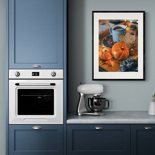 Poster in Lijst Thee in Herfstsferen