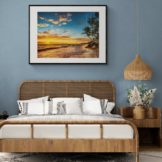 Poster in Lijst Tropisch Paradijs
