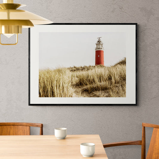 Poster in Lijst Vuurtoren Texel