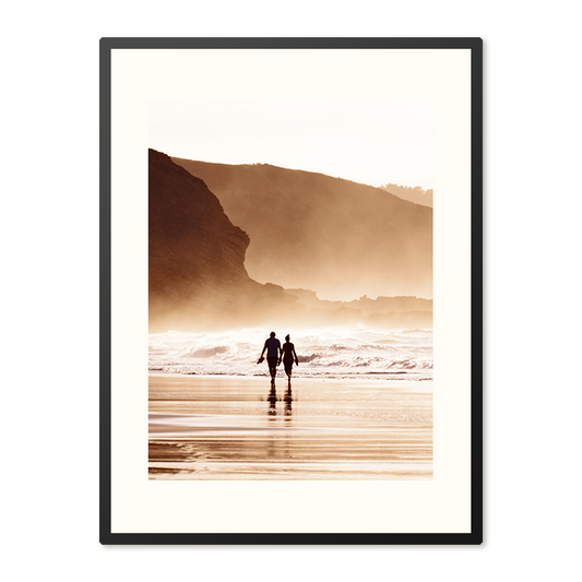 Poster in Lijst Zorgeloze Strandwandeling