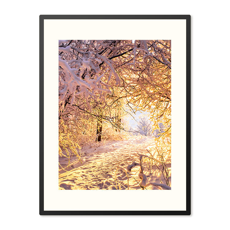 Poster in Lijst Winterse Betovering