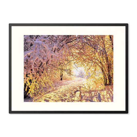 Poster in Lijst Winterse Betovering