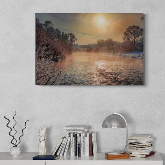 Schilderij Winterse Ochtendglans
