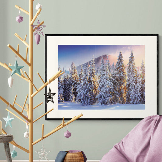 Poster in Lijst Winterwoud