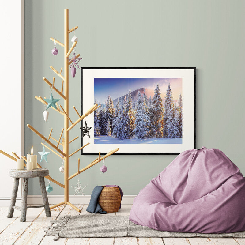 Poster in Lijst Winterwoud