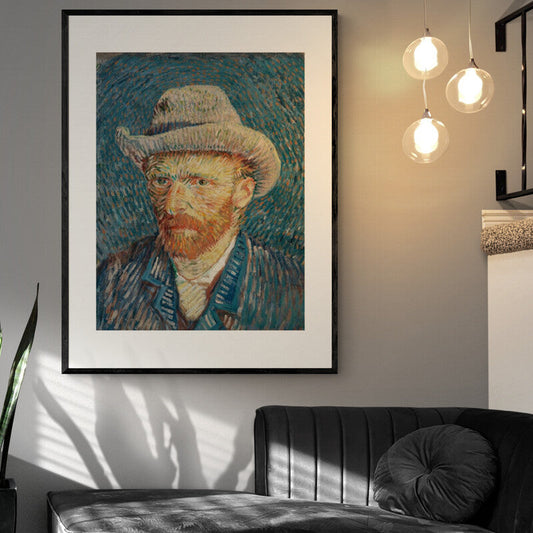 Poster in Lijst Zelfportret van Gogh