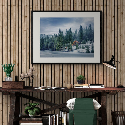 Poster in lijst Karpaten Winterwonder
