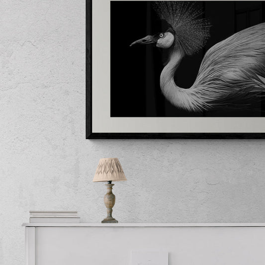Poster in lijst Schaduwspel Flamingo