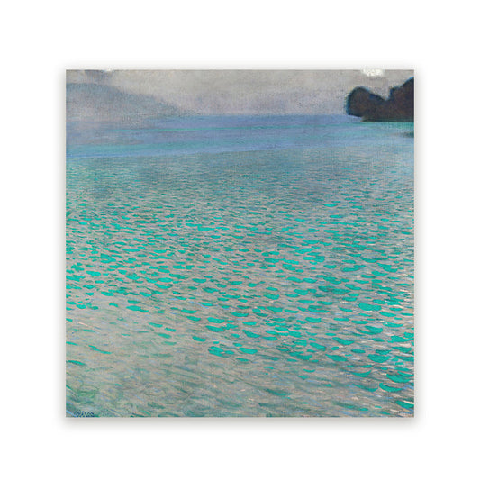 Schilderij Attersee - Austrian School