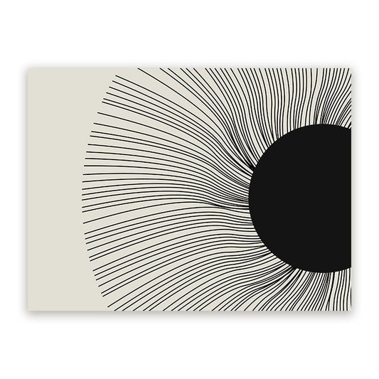Schilderij Boho Silhouette Art