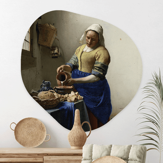 Wanddecoratie Organisch Het Melkmeisje
