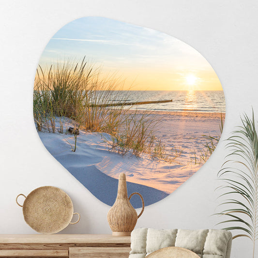 Wanddecoratie Organisch Zonsondergang Baltische Zee
