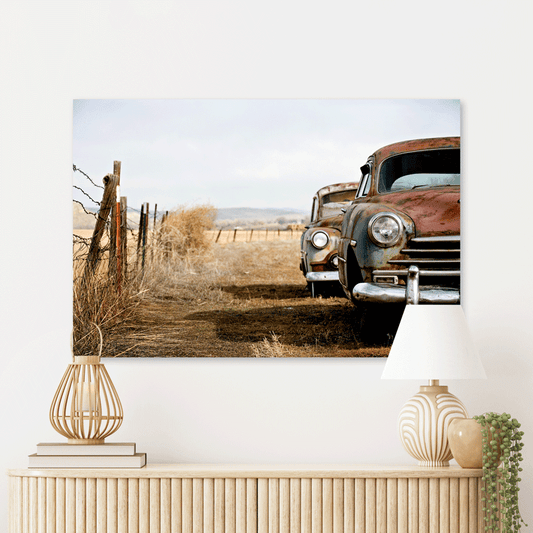 Schilderij Vintage Auto's