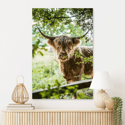 Schilderij Vredige Hooglander