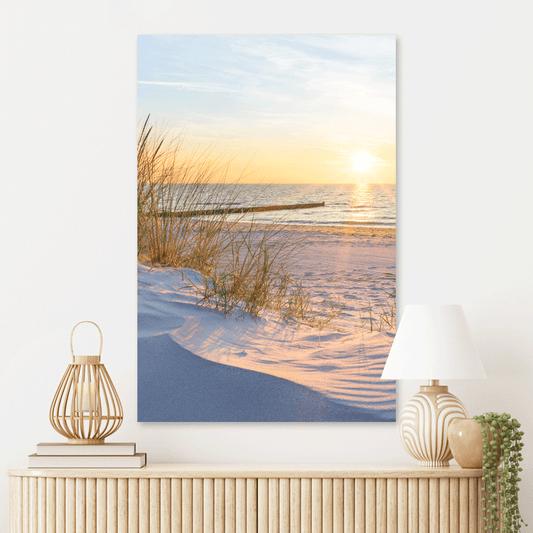 Schilderij Zonsondergang Baltische Zee