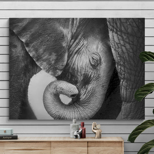 Schilderij Beschut door Liefde