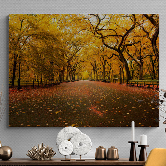 Schilderij Betoverde Herfstlaan