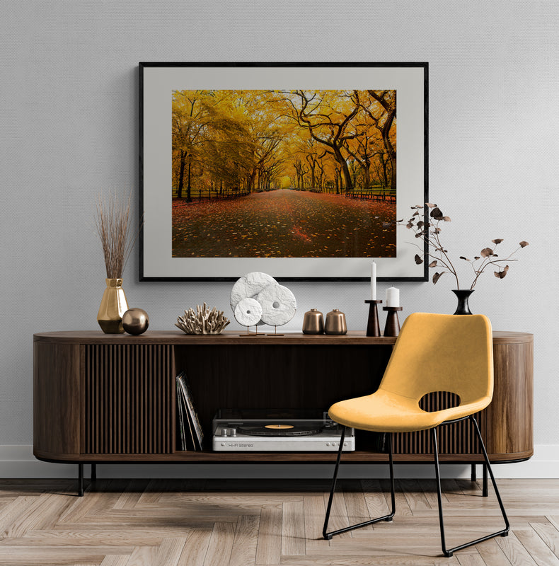 Schilderij Betoverde Herfstlaan