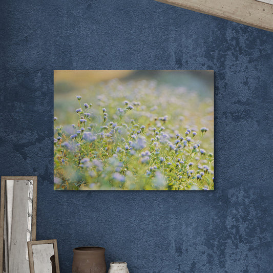 Schilderij Blauwe Weidepracht