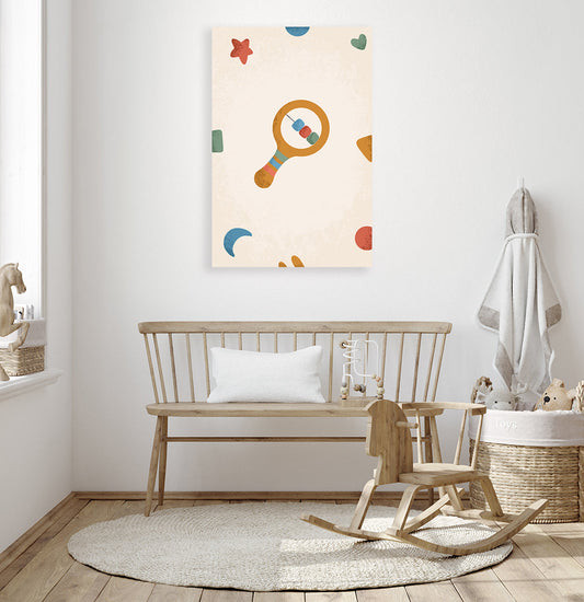 Schilderij Born to be Me Rammelaar