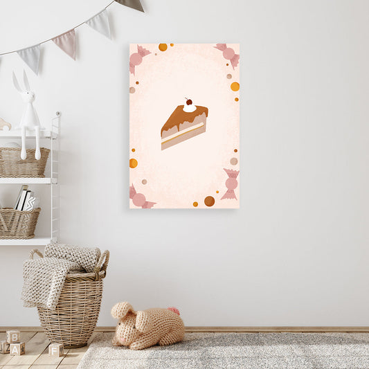 Schilderij Born to be Sweet Taartje