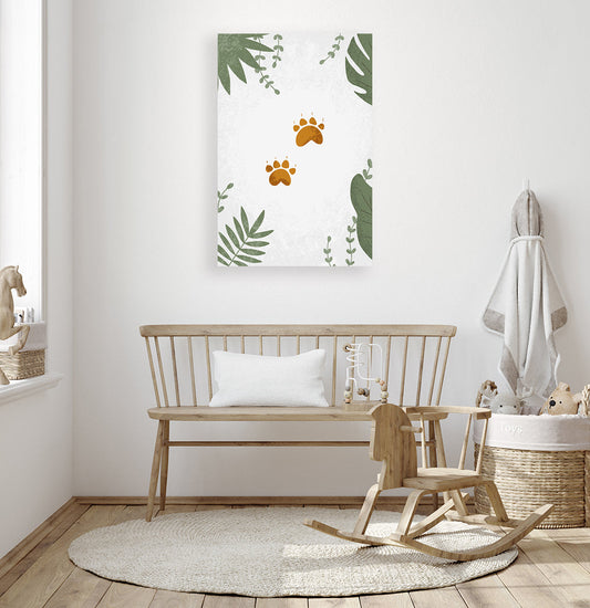 Schilderij Born to be Wild Voetstappen