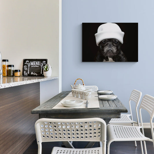 Schilderij Elegante Bulldog