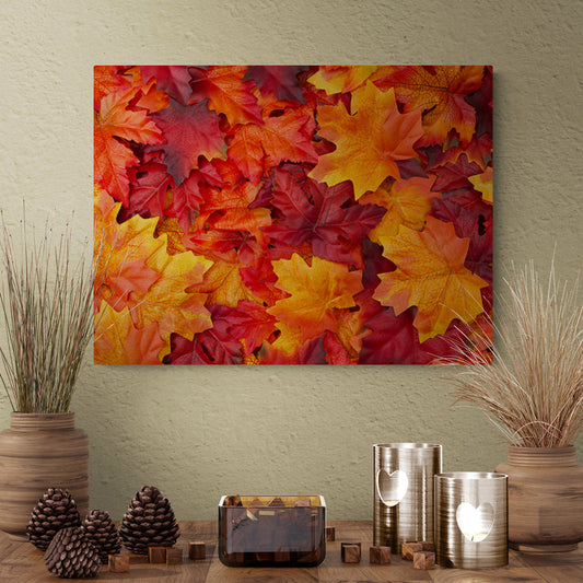 Schilderij Herfstbladeren