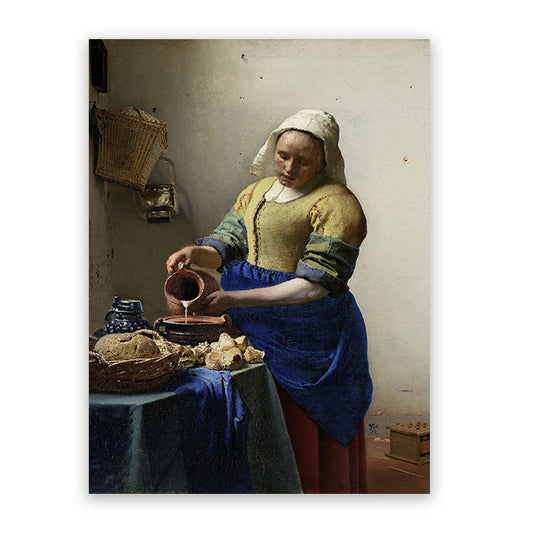 Schilderij Het Melkmeisje