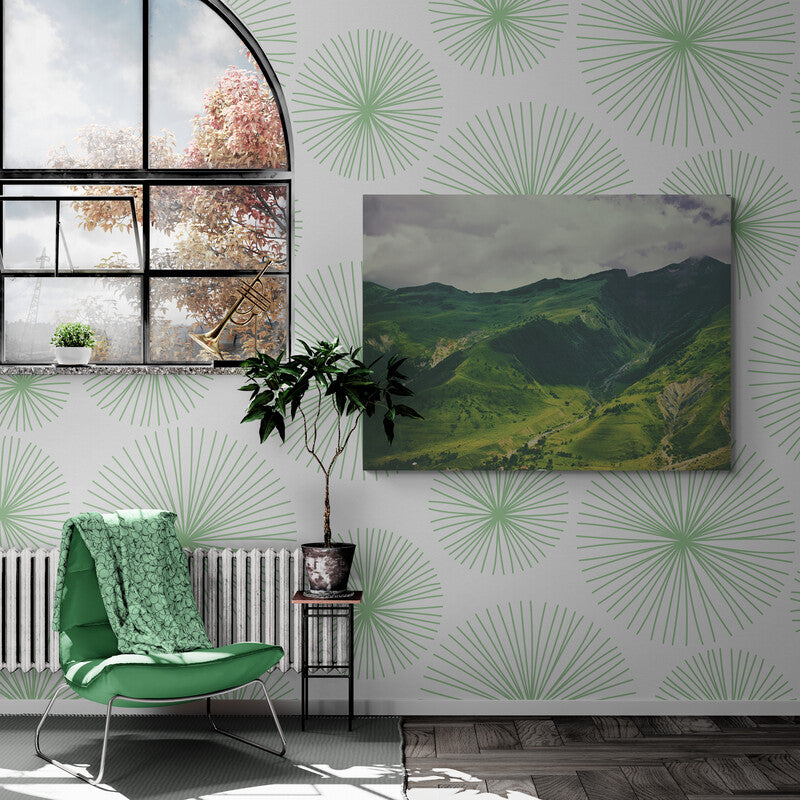 Schilderij Kaukasische Groenpracht