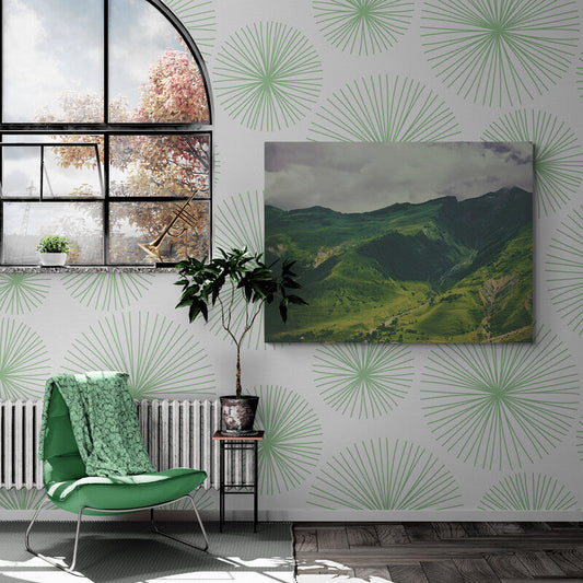 Schilderij Kaukasische Groenpracht