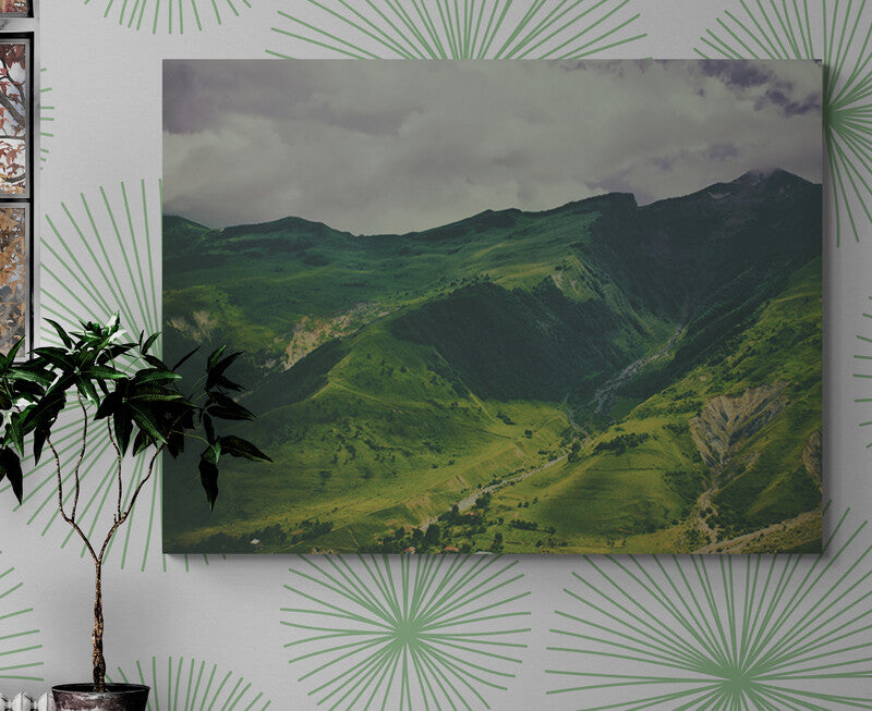 Schilderij Kaukasische Groenpracht