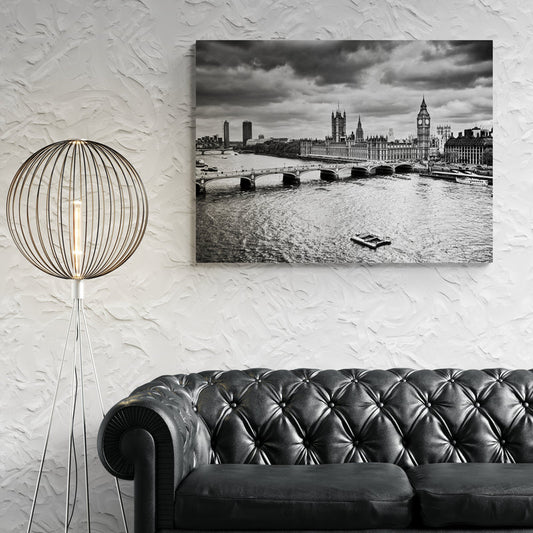 Schilderij Londen's Elegante Silhouet