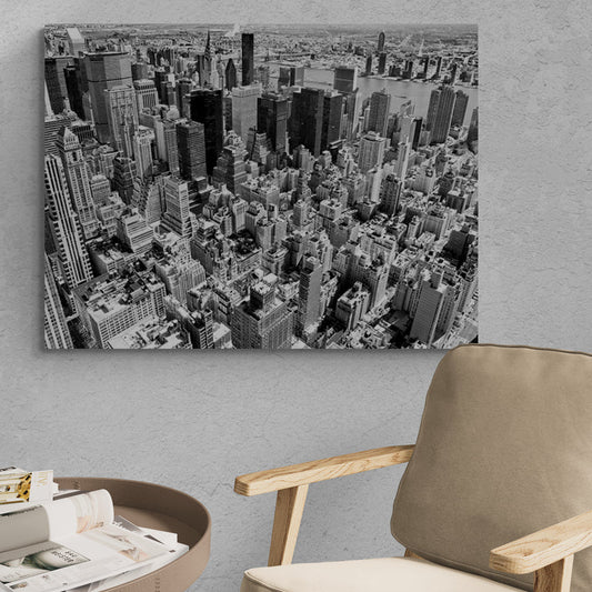 Schilderij Manhattan van Boven