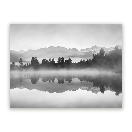Schilderij Mystieke Bergreflectie