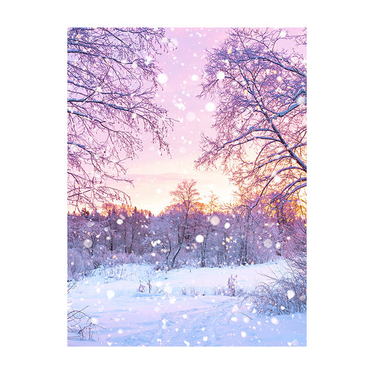 Schilderij Prachtige Winterochtend