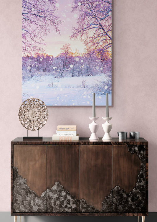 Schilderij Prachtige Winterochtend