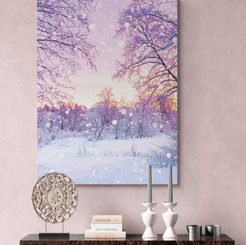 Schilderij Prachtige Winterochtend