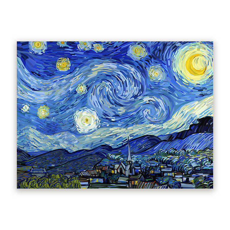 Schilderij Sterrennacht