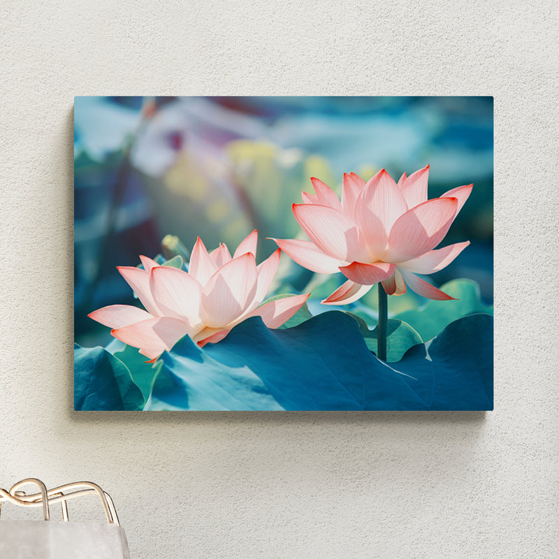 Schilderij Stralende Lotus
