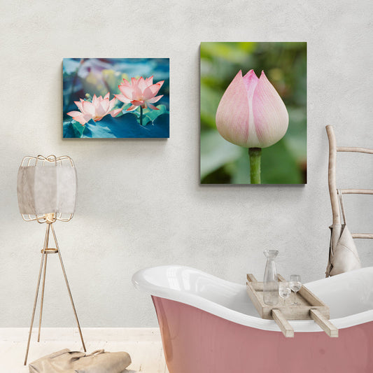 Schilderij Stralende Lotus