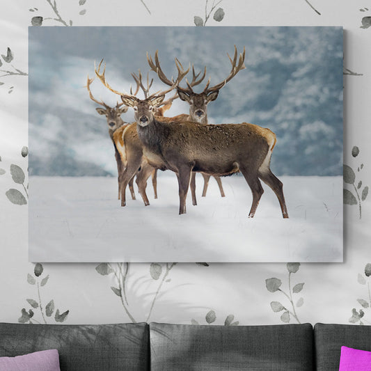 Schilderij Winters Monarch
