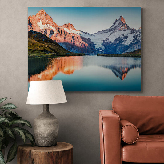 Schilderij Zwitserse Avonddroom