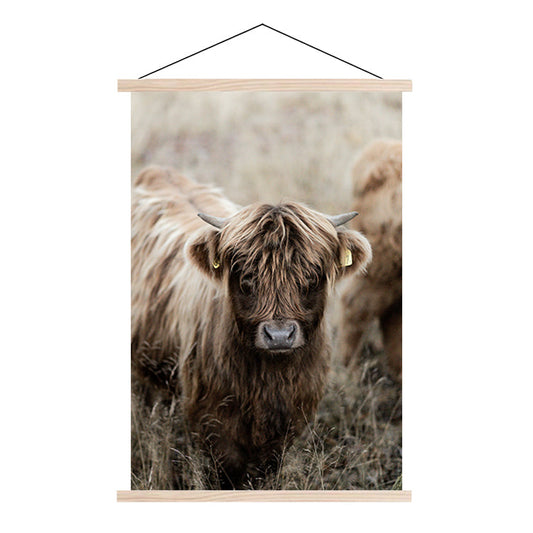 Textielposter Jonge Schotse Hooglander