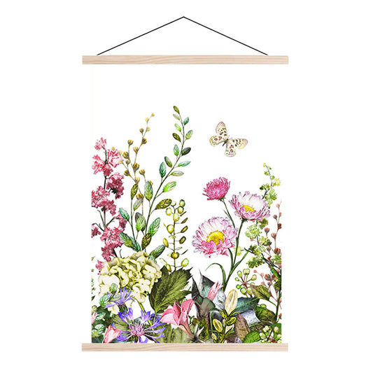 Textielposter Weidebloemen in de Zomer