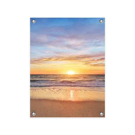 Tuinposter Zonsondergang